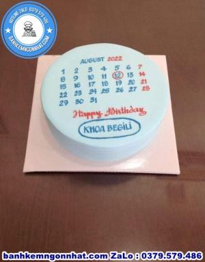 Bánh Kem Cuốn Lịch 08